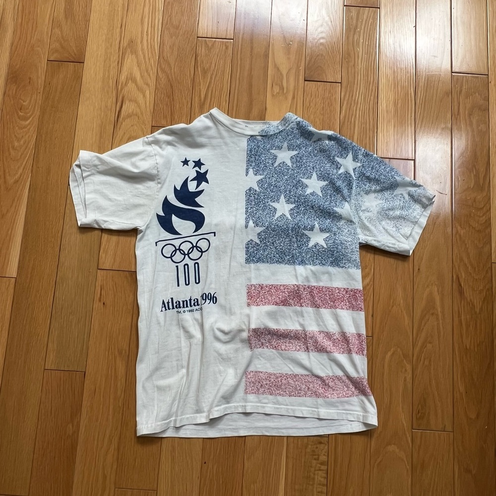 Vintage AOP Team USA shirt from 1996 Olympics in Atlanta- Size M